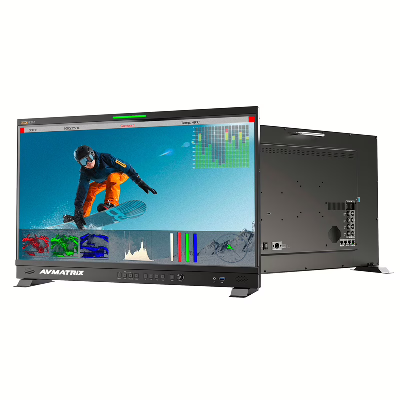 AVM-P28 28 inch 8K 12G-SDI 3840×2160 studio production monitor