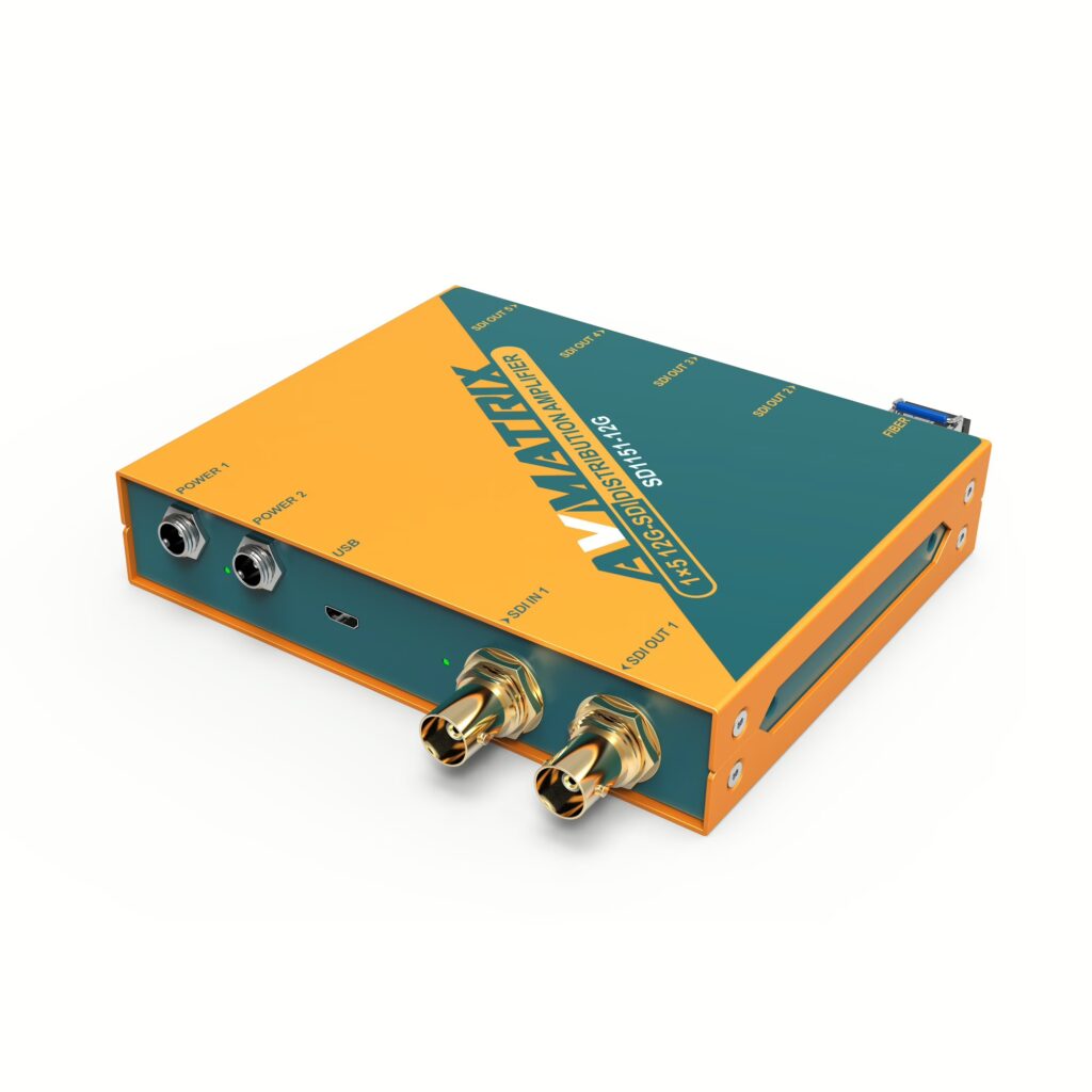 SD1151-12G 1×5 12G-SDI Reclocking Distribution Amplifier – Ver A