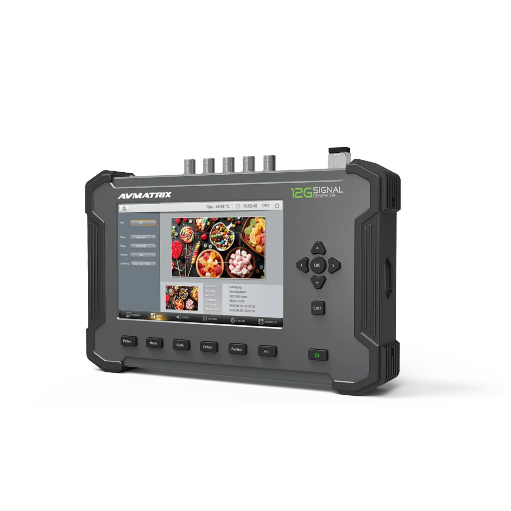 PG4K 12G-SDI & 4K HDMI2.0 Pattern Generator