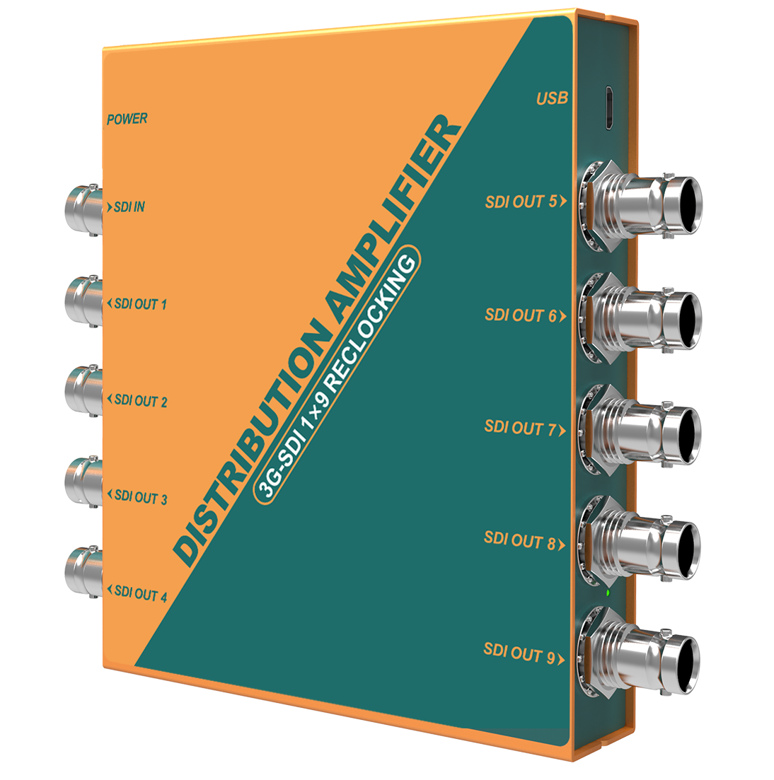 sd1191-1x9-sdi-reclocking-distribution-amplifier