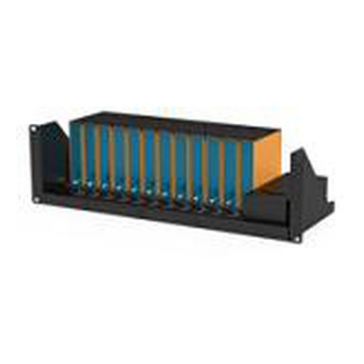 AVMATRIX RMP-DP12 rackmount plate with dual 12V power supplies